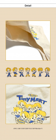 韓團 BTS 防彈少年團 官方正版 TinyTAN 托特包