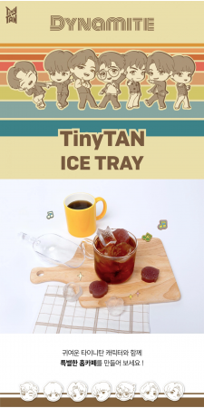 韓團 BTS 防彈少年團 官方正版 TinyTAN 製冰造型模具