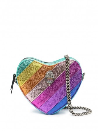 Kurt Geiger London 牛皮彩虹包 心型包
