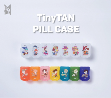 韓團 BTS 防彈少年團 官方正版 TinyTAN 造型藥盒
