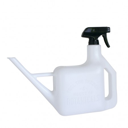 日本 SPICE  澆水兩用園藝水壺 澆花壺 噴霧壺 噴霧器 噴霧噴頭1.6l 白色 1610