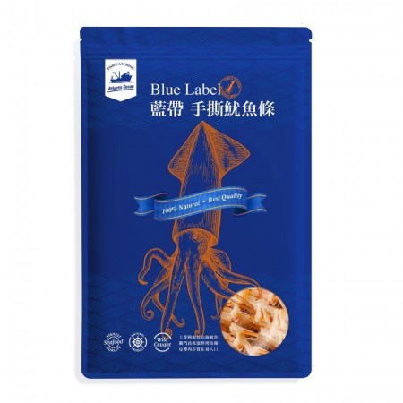 Blue Label 藍帶 手撕魷魚條(芥末、椒麻雙口味)