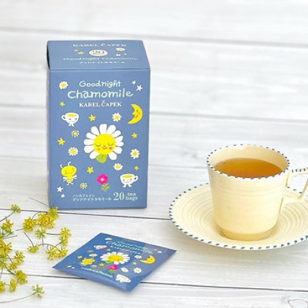 Karel Capek 山田詩子 熱泡 Chamomile 晚安洋甘菊 20P (無咖啡因) (期間限定)