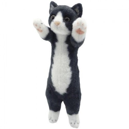 Touch Zoo 雙色貓 燕尾服貓 賓士貓 站立 毛絨玩具 小型 1611