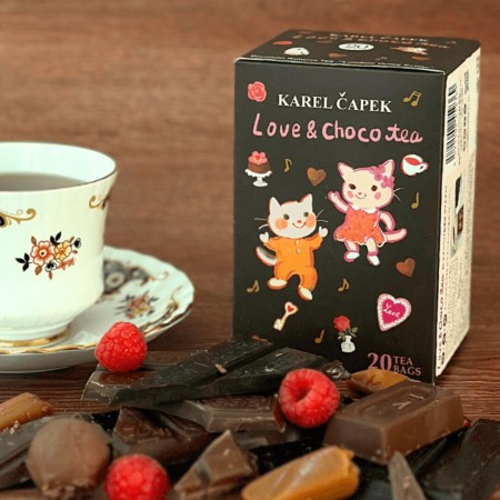 Karel Capek 山田詩子 熱泡  LOVE&CHOCO 茶 20P