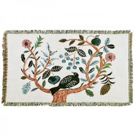 MIYUKI MATSUO 松尾美雪 沙發披毯 birdtree