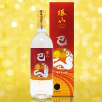 【2025干支酒 】勝山 巳年 蛇年 干支酒 2025(金箔入り) （含盒）