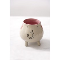 美國 CREATIVE CO-OP 粉紅大象四腳怪