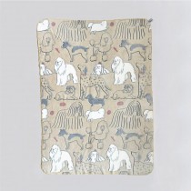 HEMING`S 夜光 發光 毛毯 動物 狗