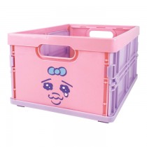 日本 Opanchu Usagi 內褲兔 摺疊收納箱 文具 Panchu Rabbit 粉色
