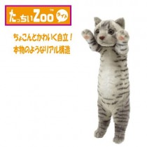 Touch Zoo 虎斑貓 站立 毛絨玩具 中型