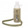 Kusuguru Japan 透明 耐熱耐冷 保暖保溫 水瓶 背帶 600ML 棕褐色