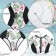 SPORLIKE 【夏日扶桑花】前拉鍊式 長袖防曬 連體泳衣 衝浪衣